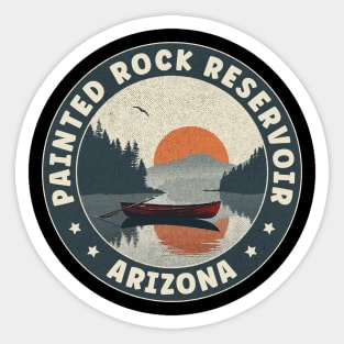 Painted Rock Reservoir Arizona Sunset Sticker